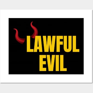 Lawful Evil Posters and Art